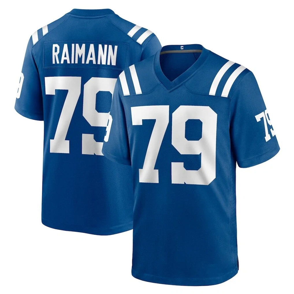 Kooe IN.Colts #79 Bernhard Raimann Player Royal Home Game Stitched Jerseys