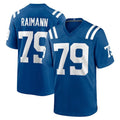 Kooe IN.Colts #79 Bernhard Raimann Player Royal Home Game Stitched Jerseys