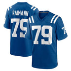 Kooe IN.Colts #79 Bernhard Raimann Player Royal Home Game Stitched Jerseys