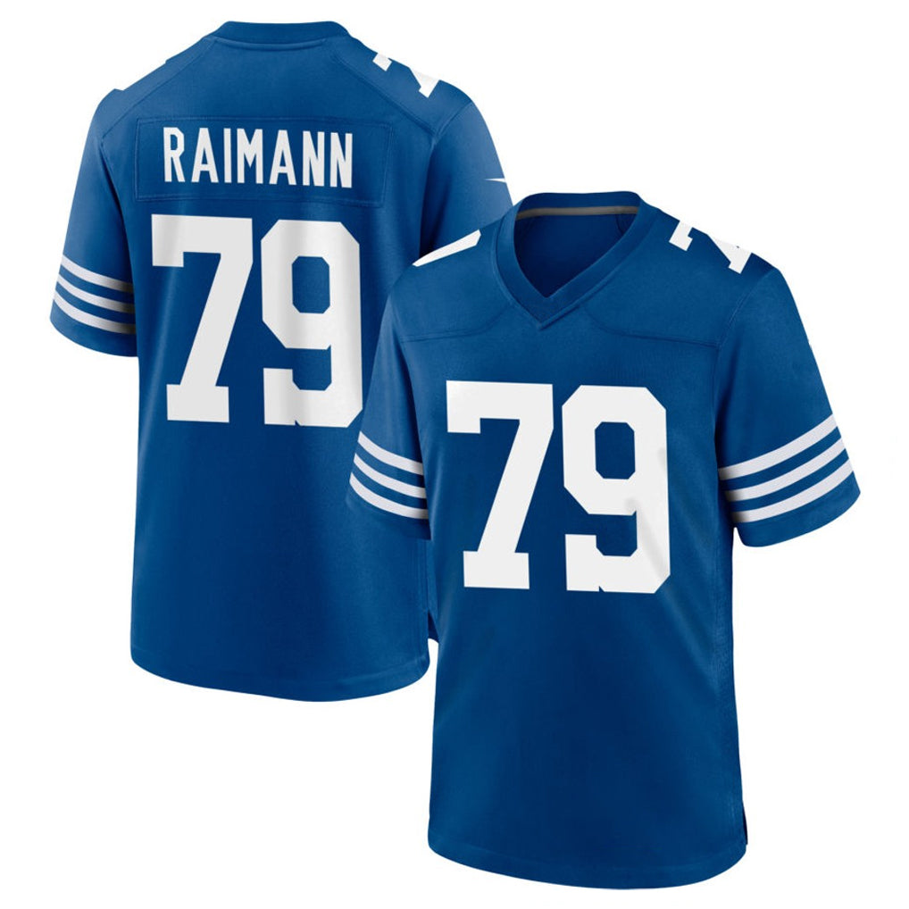 Kooe IN.Colts #79 Bernhard Raimann Player Royal Limited Home Game Stitched Jerseys