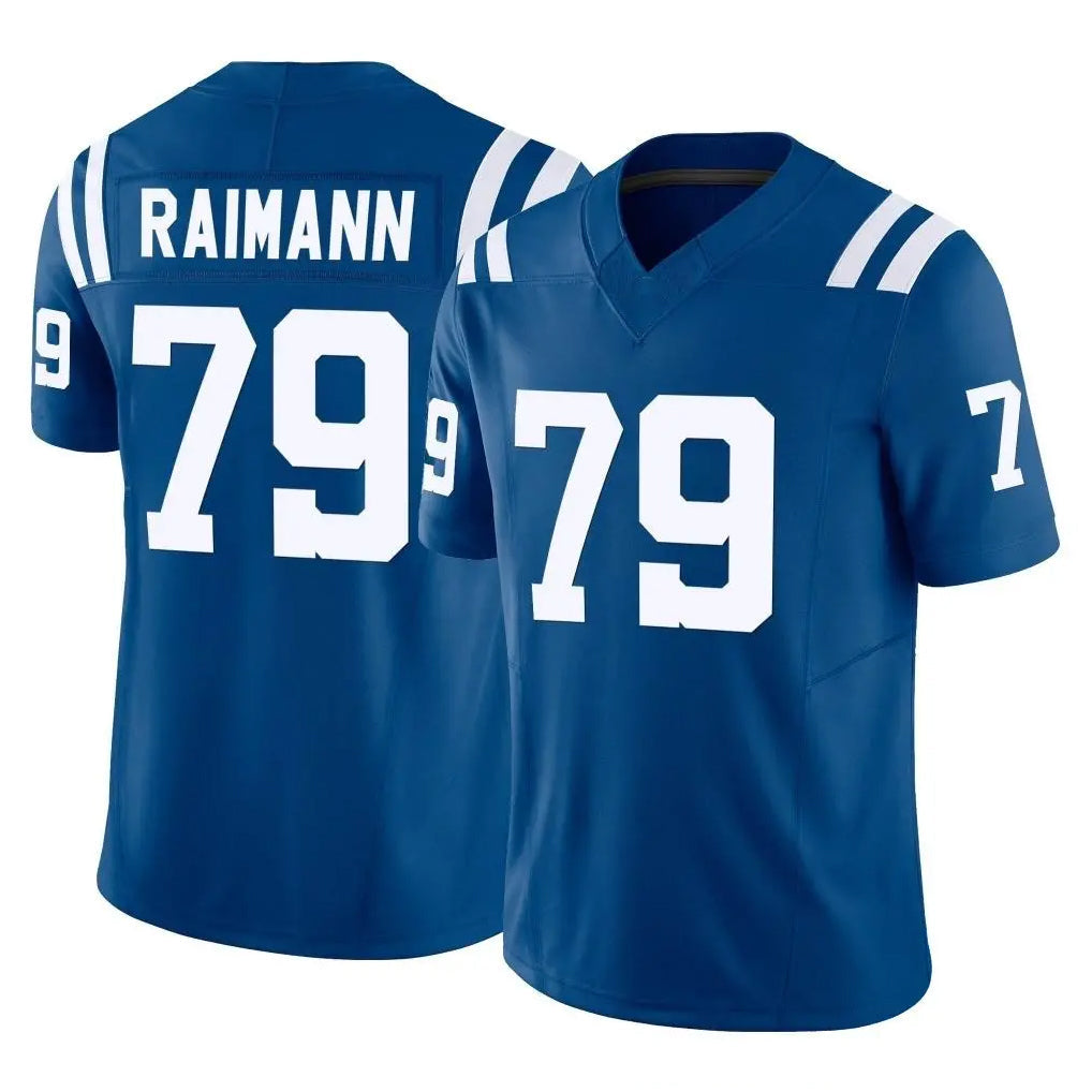 Kooe IN.Colts #79 Bernhard Raimann Player Royal Limited Vapor F.U.S.E. Home Game Stitched Jerseys