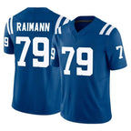 Kooe IN.Colts #79 Bernhard Raimann Player Royal Limited Vapor F.U.S.E. Home Game Stitched Jerseys