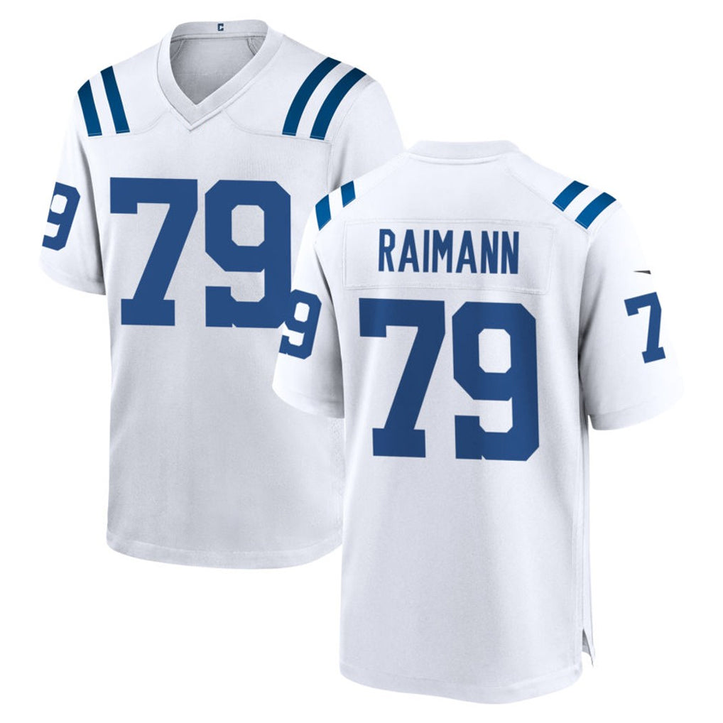 Kooe IN.Colts #79 Bernhard Raimann Player White Home Game Stitched Jerseys