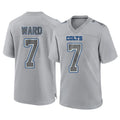 Kooe IN.Colts #7 Charvarius Ward Sr. Player Gray Atmosphere Fashion Home Game Stitched Jerseys