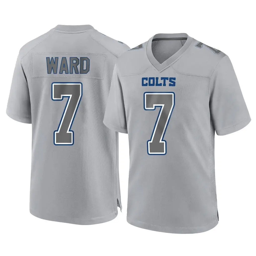 Kooe IN.Colts #7 Charvarius Ward Sr. Player Gray Atmosphere Fashion Home Game Stitched Jerseys