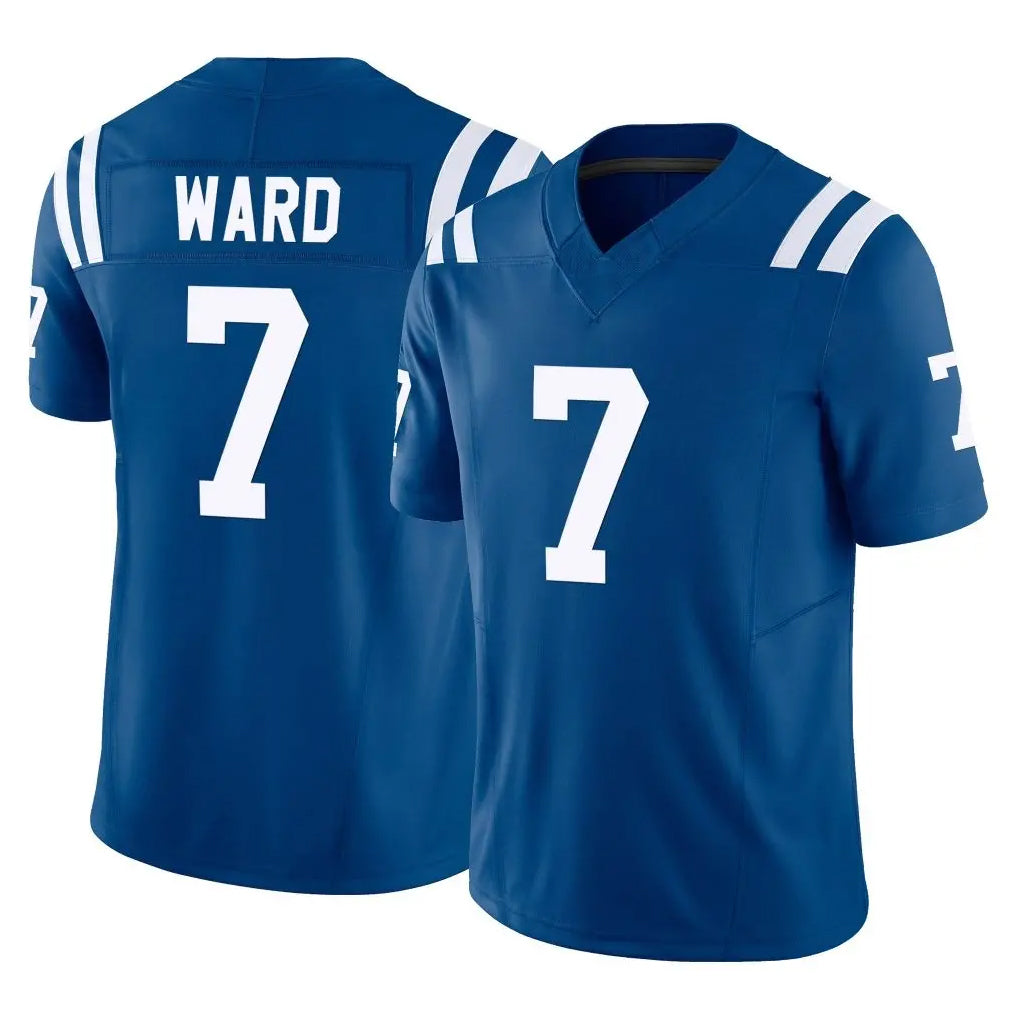 Kooe IN.Colts #7 Charvarius Ward Sr. Player Royal Limited Vapor F.U.S.E. Home Game Stitched Jerseys