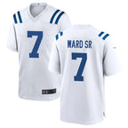 Kooe IN.Colts #7 Charvarius Ward Sr. Player White Home Game Stitched Jerseys