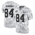 Kooe IN.Colts #84 Tyler Warren Player Arctic Camo Salute To Service Limited Game Stitched Jerseys