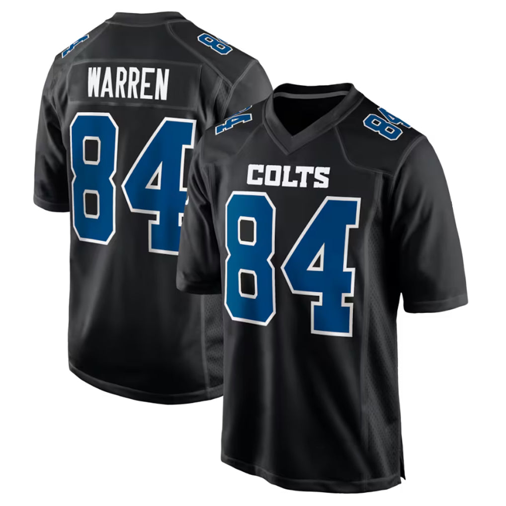 Kooe IN.Colts #84 Tyler Warren Player Black Fashion Limited Game Stitched Jerseys