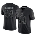 Kooe IN.Colts #84 Tyler Warren Player Black Reflective Limited Game Stitched Jerseys