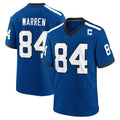 Kooe IN.Colts #84 Tyler Warren Player Royal Alternate Indiana Nights Home Game Stitched Jerseys