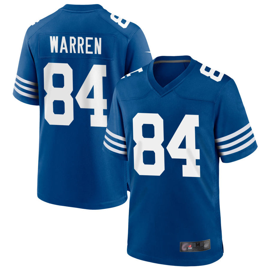 Kooe IN.Colts #84 Tyler Warren Player Royal Limited Game Stitched Jerseys