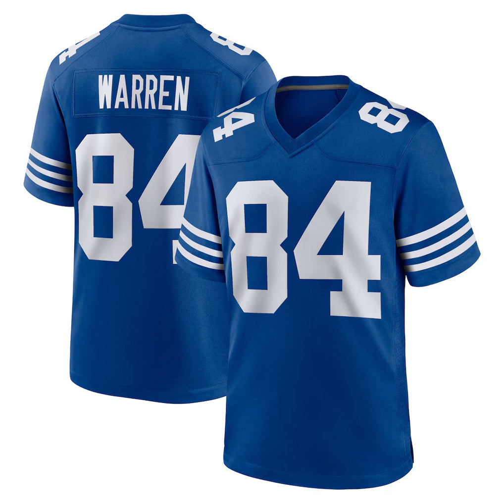Kooe IN.Colts #84 Tyler Warren Player Royal Limited Home Game Stitched Jerseys