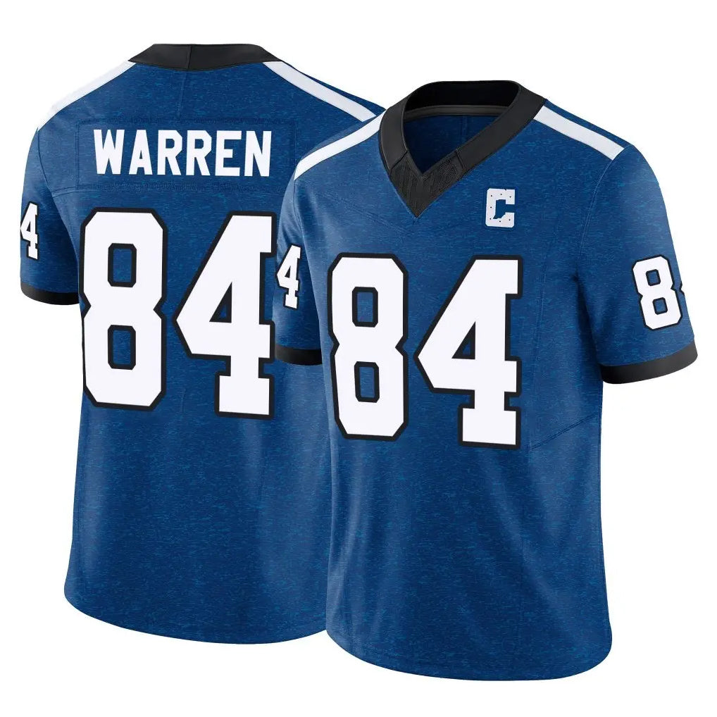 Kooe IN.Colts #84 Tyler Warren Player Royal Limited Indiana Nights Alternate Vapor F.U.S.E. Home Game Stitched Jerseys