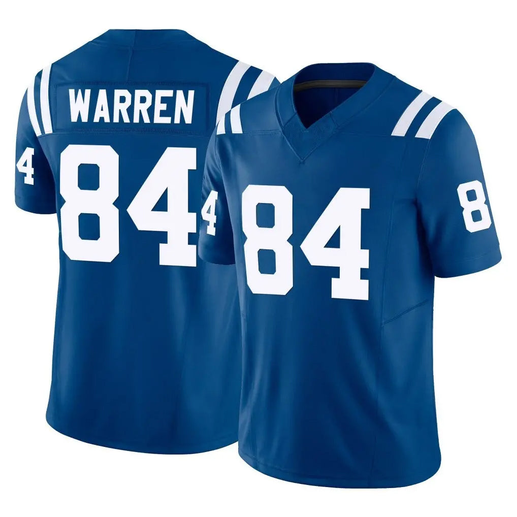 Kooe IN.Colts #84 Tyler Warren Player Royal Limited Vapor F.U.S.E. Home Game Stitched Jerseys