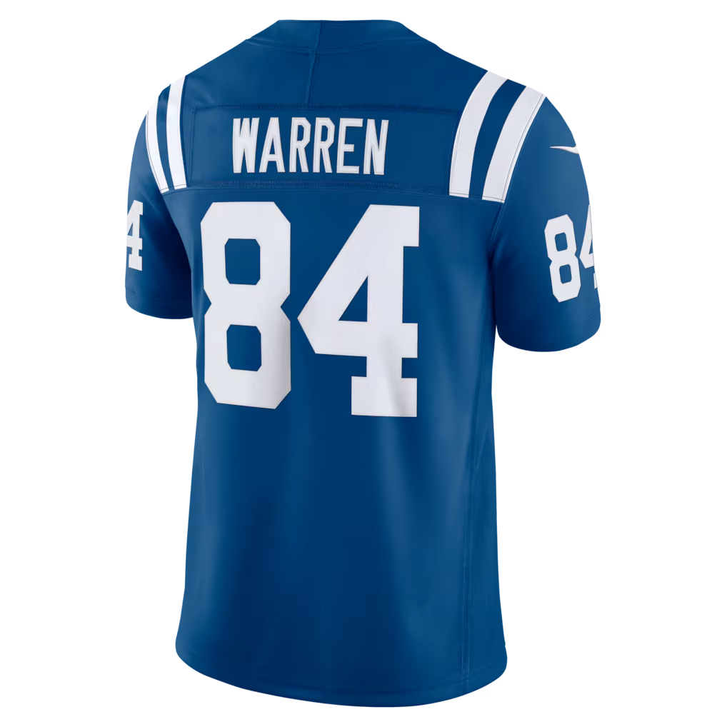 Kooe IN.Colts #84 Tyler Warren Tyler Warren Royal Team Vapor F.U.S.E. Stitched Limited Jerseys