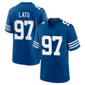 Kooe IN.Colts #97 Laiatu Latu Player Royal Limited Home Game Stitched Jerseys