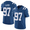 Kooe IN.Colts #97 Laiatu Latu Player Royal Limited Vapor Untouchable Home Game Stitched Jerseys