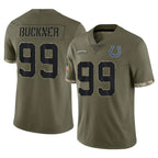 Kooe IN.Colts #99 DeForest Buckner Player Olive Salute To Service Limited Stitched Jerseys