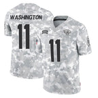 Kooe J.Jaguars #11 Parker Washington Player Arctic Camo Salute to Service Limited Stitched Jerseys