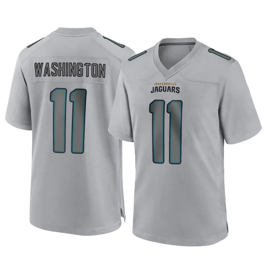 Kooe J.Jaguars #11 Parker Washington Player Gray Atmosphere Fashion Home Game Stitched Jerseys