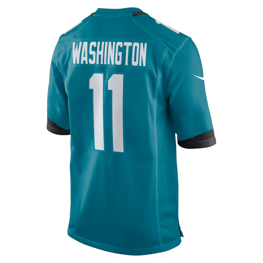 Kooe J.Jaguars #11 Parker Washington Player Teal Home Game Stitched Jerseys