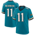 Kooe J.Jaguars #11 Parker Washington Player Teal Prowler Throwback Stitched Jerseys