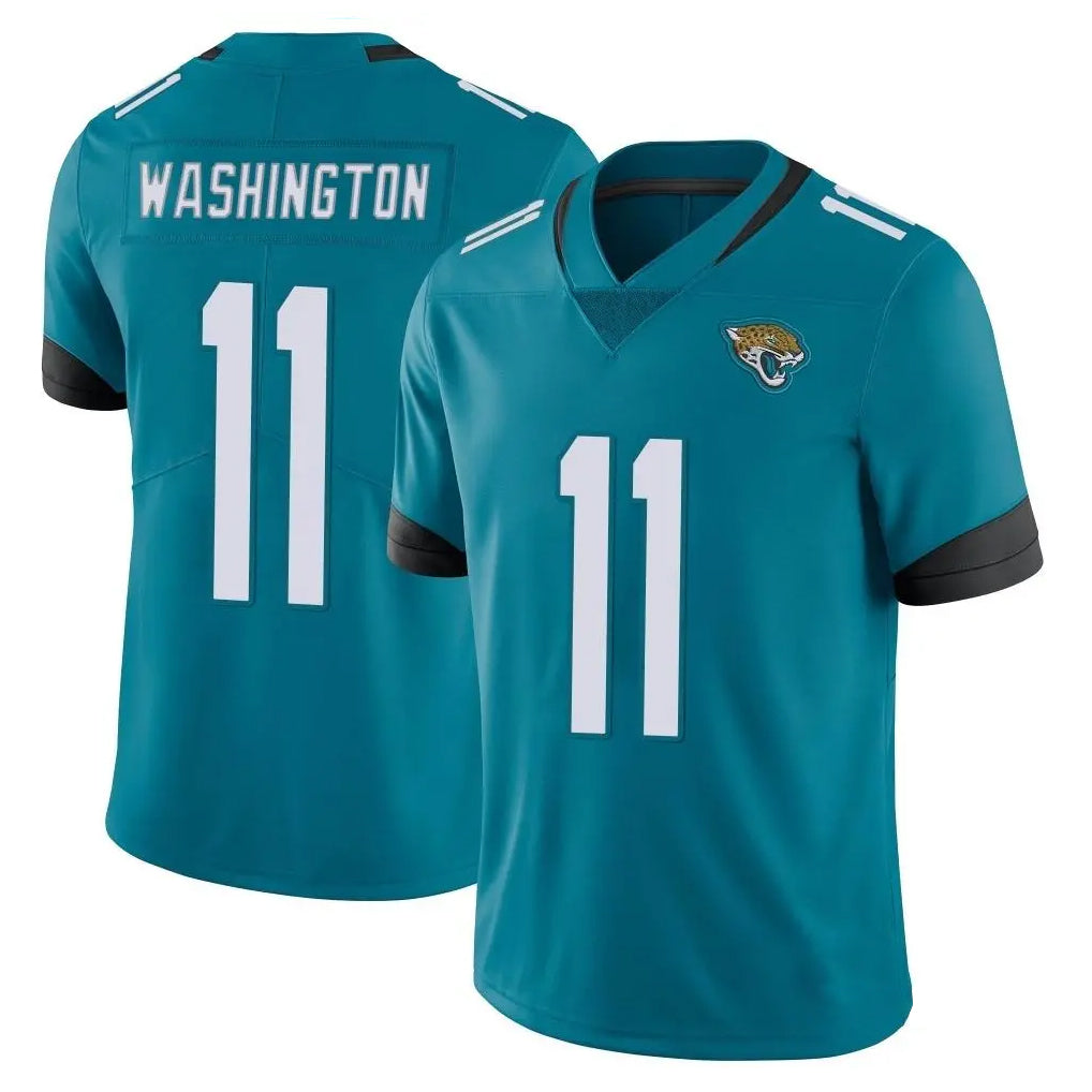 Kooe J.Jaguars #11 Parker Washington Player Teal Vapor Untouchable Limited Home Game Stitched Jerseys