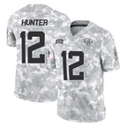 Kooe J.Jaguars #12 Travis Hunter Player Arctic Camo Salute To Service Limited Game Stitched Jerseys