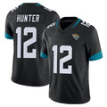 Kooe J.Jaguars #12 Travis Hunter Player Black Vapor F.U.S.E. Limited Home Game Stitched Jerseys