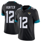 Kooe J.Jaguars #12 Travis Hunter Player Black Vapor Untouchable Limited Home Game Stitched Jerseys