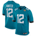 Kooe J.Jaguars #12 Travis Hunter Player Teal Replica Game Stitched Jerseys