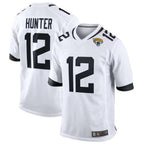 Kooe J.Jaguars #12 Travis Hunter Player White Replica Game Stitched Jerseys