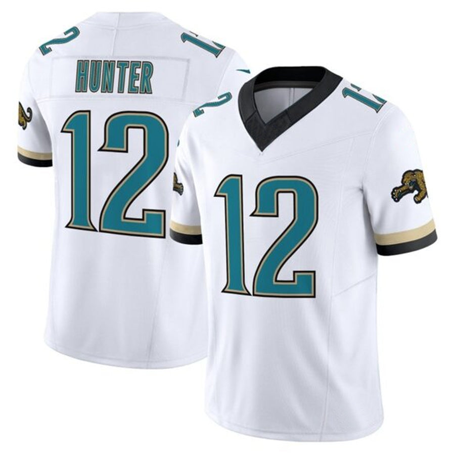 Kooe J.Jaguars #12 Travis Hunter Player White Vapor F.U.S.E. Limited Stitched Jerseys