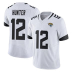 Kooe J.Jaguars #12 Travis Hunter Player White Vapor F.U.S.E. Limited Home Game Stitched Jerseys