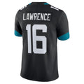 Kooe J.Jaguars #16 Trevor Lawrence Black Alternate Vapor Limited Stitched Jerseys