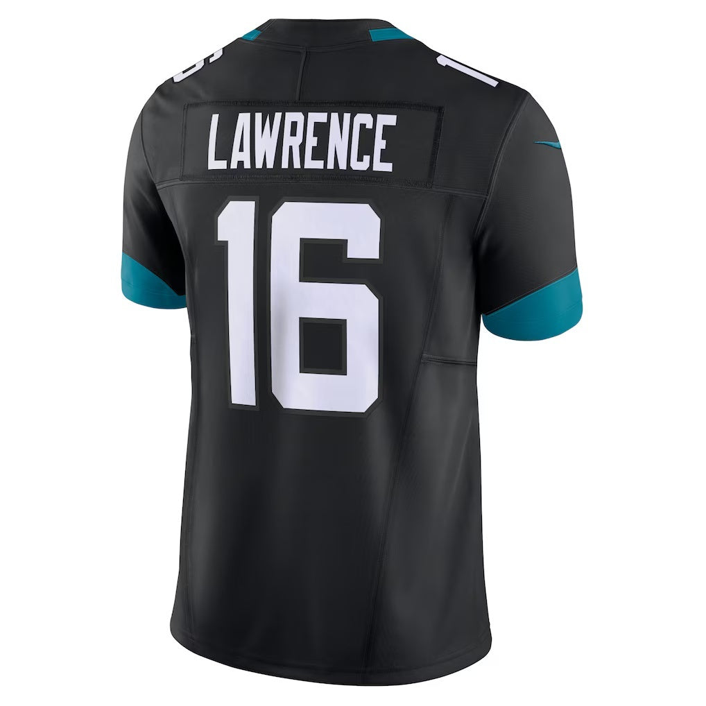 Kooe J.Jaguars #16 Trevor Lawrence Black Vapor F.U.S.E. Limited Stitched Jerseys