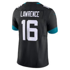 Kooe J.Jaguars #16 Trevor Lawrence Black Vapor F.U.S.E. Limited Stitched Jerseys
