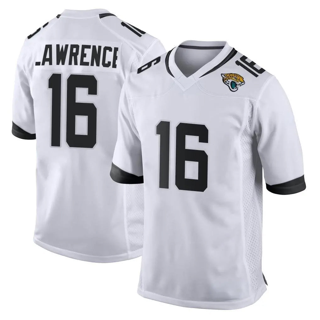 Kooe J.Jaguars #16 Trevor Lawrence Player White Home Game Stitched Jerseys