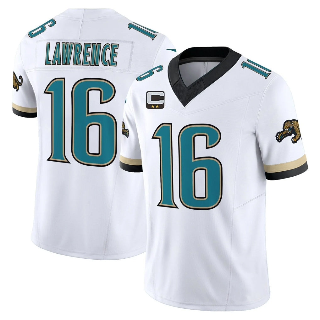 Kooe J.Jaguars #16 Trevor Lawrence Player White Prowler Throwback Vapor F.U.S.E. Limited Home Game Stitched Jerseys