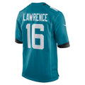 Kooe J.Jaguars #16 Trevor Lawrence Teal Game Jersey Stitched Jerseys