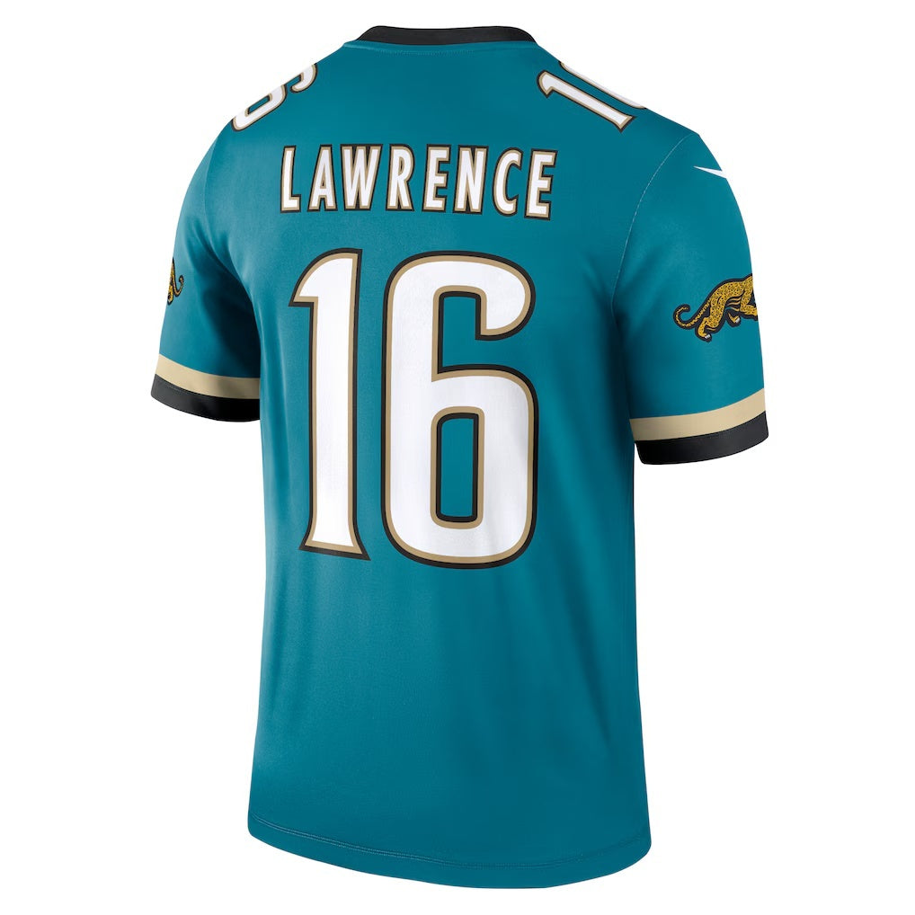 Kooe J.Jaguars #16 Trevor Lawrence Teal Legend Player Performance Stitched Jerseys