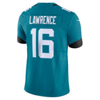 Kooe J.Jaguars #16 Trevor Lawrence Teal Vapor F.U.S.E. Limited Stitched Jerseys
