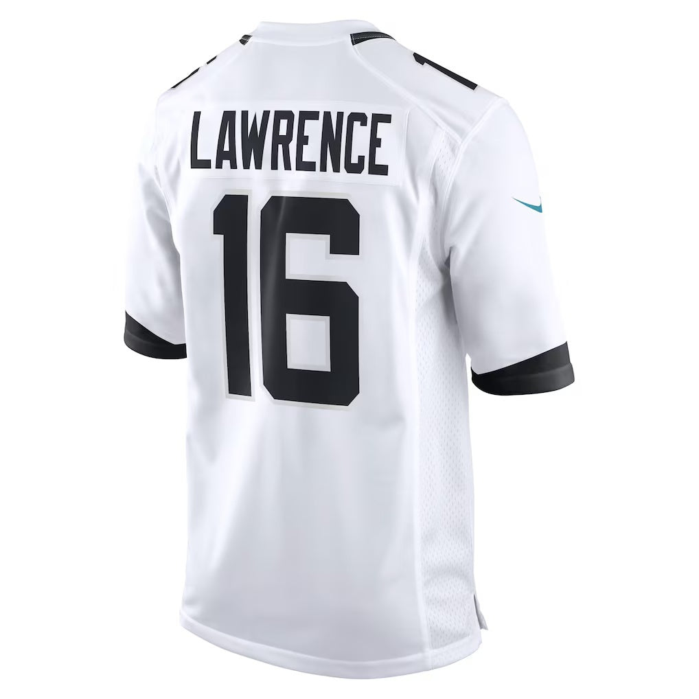Kooe J.Jaguars #16 Trevor Lawrence White Game Stitched Jerseys