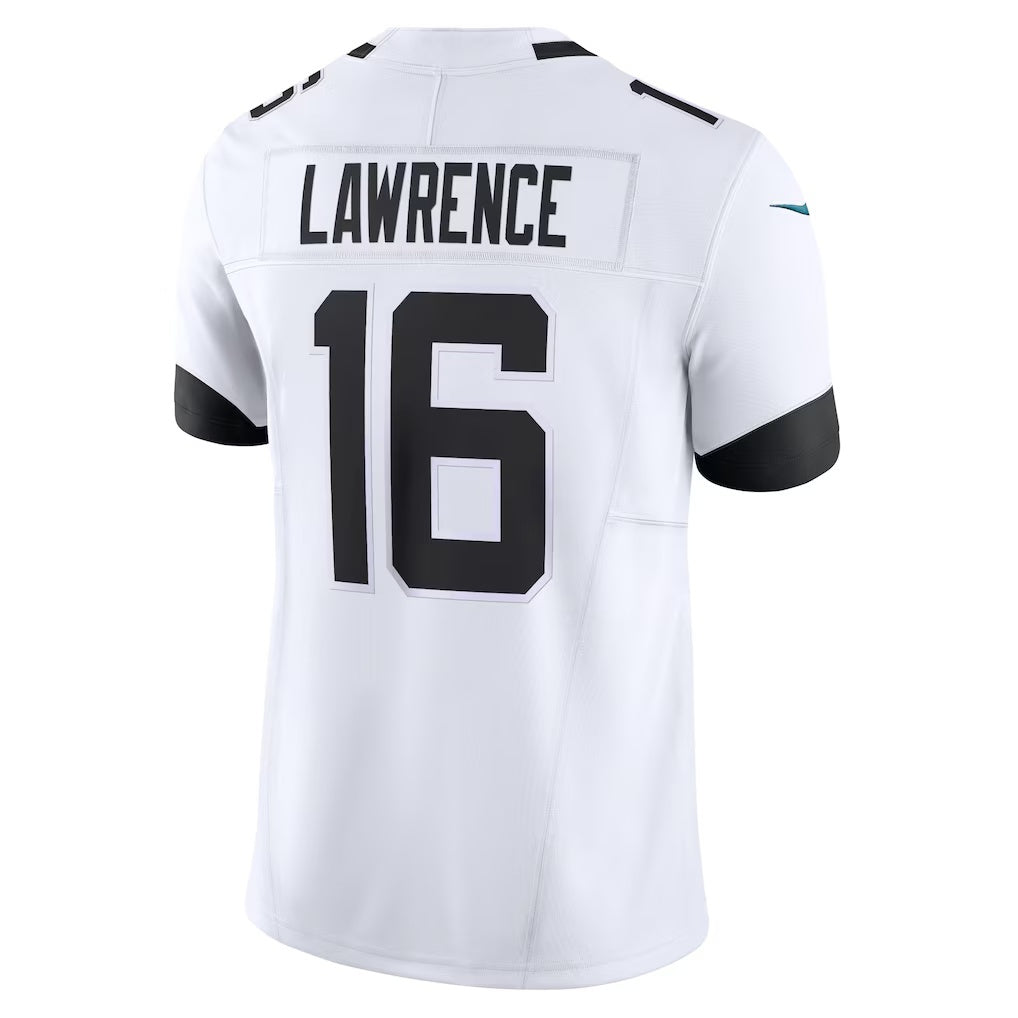Kooe J.Jaguars #16 Trevor Lawrence White Vapor F.U.S.E. Limited Stitched Jerseys