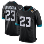 Kooe J.Jaguars #23 Foyesade Oluokun Player Black Home Game Stitched Jerseys