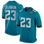 Kooe J.Jaguars #23 Foyesade Oluokun Player Teal Home Game Stitched Jerseys