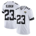 Kooe J.Jaguars #23 Foyesade Oluokun Player White Vapor F.U.S.E. Limited Home Game Stitched Jerseys