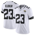 Kooe J.Jaguars #23 Foyesade Oluokun Player White Vapor Untouchable Limited Home Game Stitched Jerseys