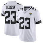 Kooe J.Jaguars #23 Foyesade Oluokun Player White Vapor Untouchable Limited Home Game Stitched Jerseys